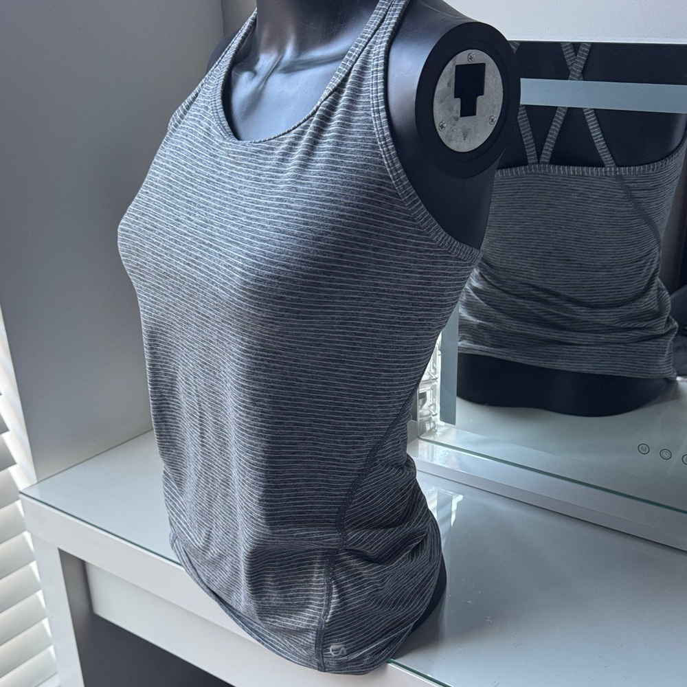 Gap fit Gray Striped Women's Tank Top